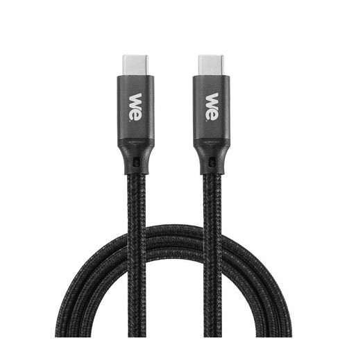 We - WE Câble USB C vers USB C Charge Rapide 3A 60W Câble USB Type C USB 3.2 gen 1 Nylon Tressé Ultra Résistant Longueur 2M We  - Câble et Connectique
