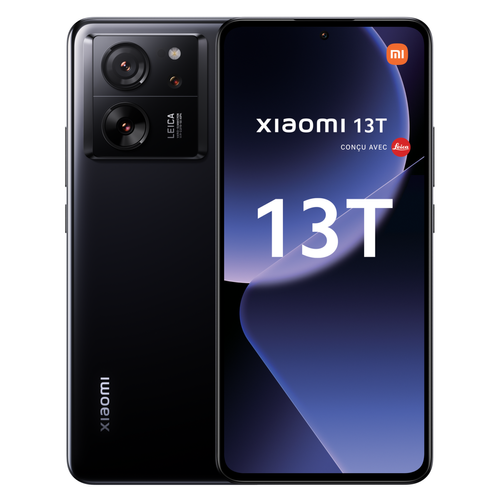 XIAOMI - Xiaomi 13T - 5G - 8/256 Go - Noir + Echo Pods Air Blanc XIAOMI  - Smartphone XIAOMI
