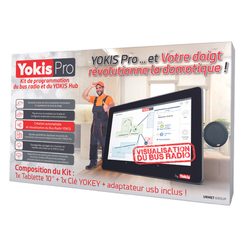 Télécommande portail et garage Yokis kit de programmation - yokis pro - tablette + yokey - yokis kitypro