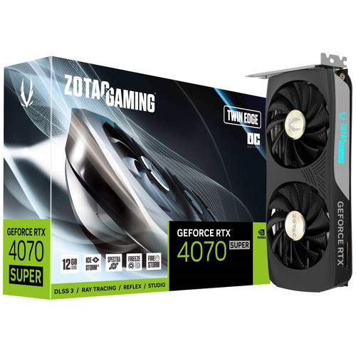 Zotac - GeForce RTX 4070 SUPER TWIN EDGE OC Zotac - Nvidia Studio
