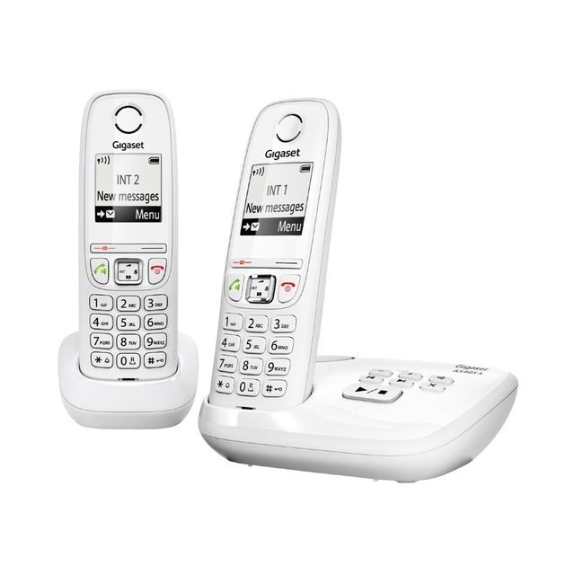 Gigaset - Téléphone sans fil avec répondeur - AS405A - Duo Blanc Gigaset - Gigaset