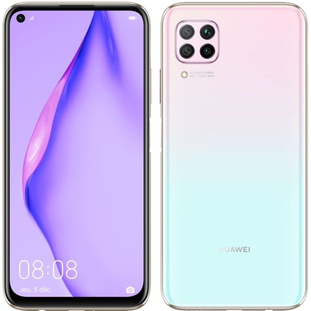 Huawei - P40 Lite - 128 Go - Rose Huawei - Smartphone Android Rose