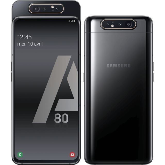 Samsung - Galaxy A80 - 128 Go - Noir Samsung  - Samsung Galaxy A Téléphonie