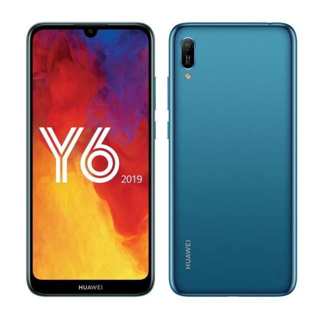 Huawei - Smartphone Y6 2019 Huawei Bleu Huawei - Huawei Y Téléphonie