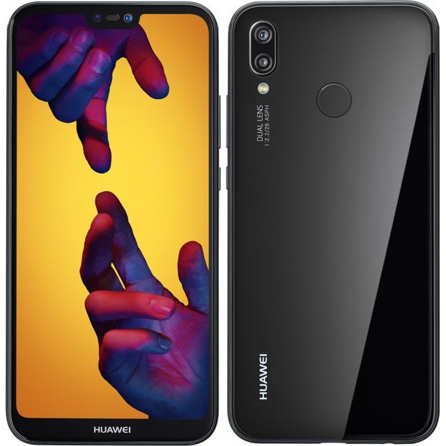 Huawei - P20 Lite - Noir Huawei - Smartphone Android Noir