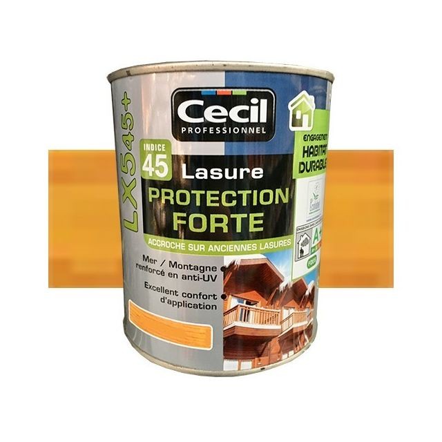 Cecil - CECIL LX545+ Lasure Protection Forte Chêne doré Cecil  - Revêtement sol & mur
