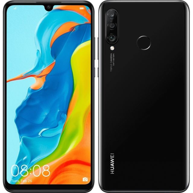 Huawei - P30 Lite - 4 / 128 Go - Noir Huawei - Smartphone Android Pack reprise