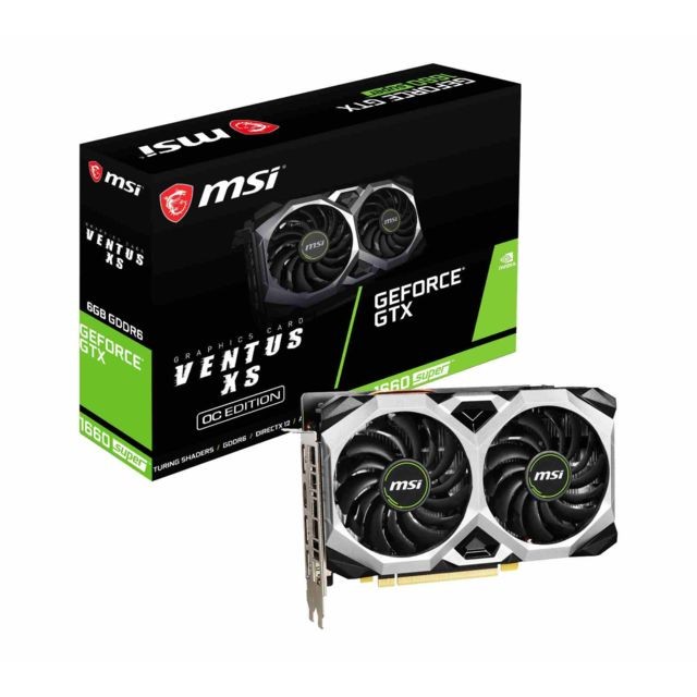 Msi - GeForce GTX 1660 SUPER VENTUS XS OC Msi - Produits reconditionnées et d'occasion Rue du Commerce