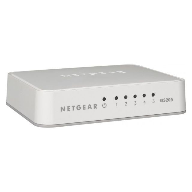 Netgear - ABI DIFFUSION Netgear GS205 switch 5 ports 10/100/1000 plastique Netgear - Netgear