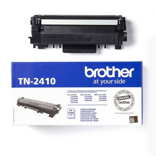 Brother - TN-2410 Cartouche de toner noir authentique Brother  - Cartouche d'encre