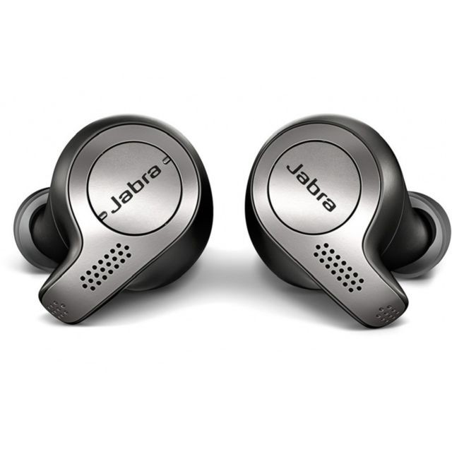 Ecouteurs intra-auriculaires Jabra Elite 65t Titanium Black - Ecouteurs True Wireless