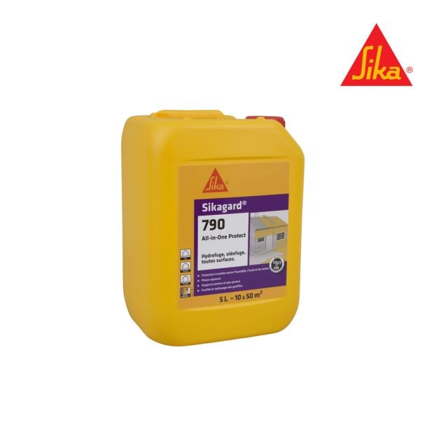 Peinture extérieure Sika Protection hydrofuge Sikagard 790 All-in-one - 5L