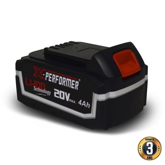Tondeuses électriques Xperformer Batterie CONCEPT 20V Lithium 4 Ah compatible pour la gamme d'outils X-PERFORMER