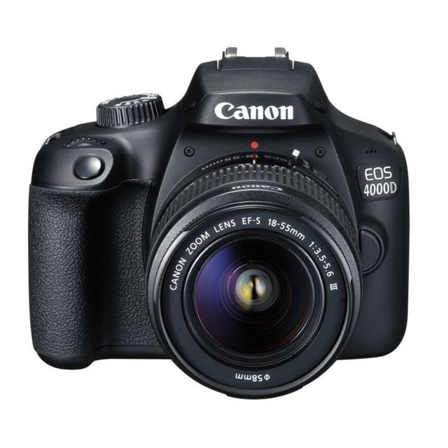 Canon - APN Reflex  EOS 4000D + EF-S18-55 mm - Noir Canon  - Seconde Vie Eclairage de soirée