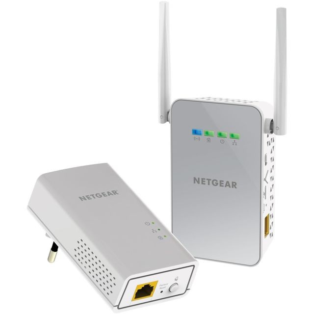 Netgear - PLW1000 - CPL + Wi-Fi - 1000 Mbpsvv Netgear - CPL Courant Porteur en Ligne Pack reprise