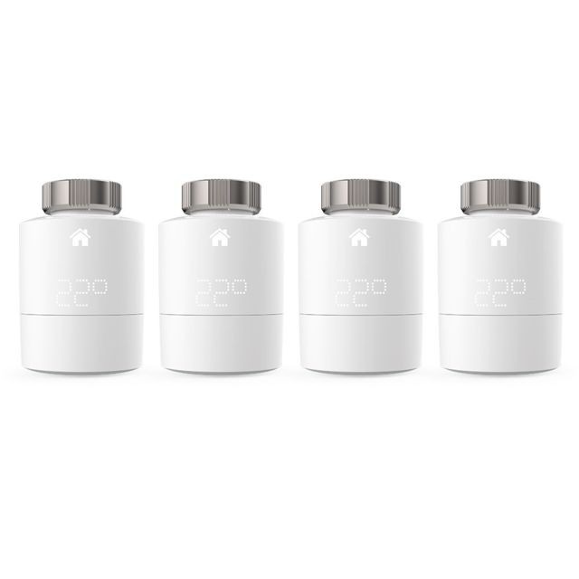 Tado - 4x Têtes Thermostatiques Intelligentes - Quattro Pack Tado - Appareils compatibles Amazon Alexa