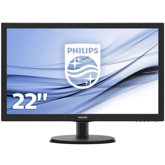 Philips - 22"" LED 223V5LSB2/10 Philips - Moniteur PC Bureautique