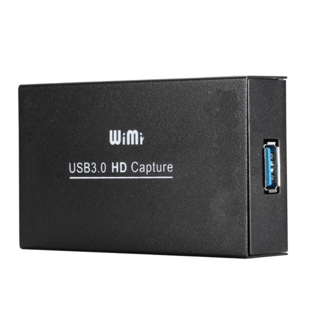 Wewoo - Acquisition vidéo noir USB 3.0 HDMI 1080P Video Capture Device Stream Box, pas besoin d'installer le pilote Wewoo  - Boitier d'acquisition