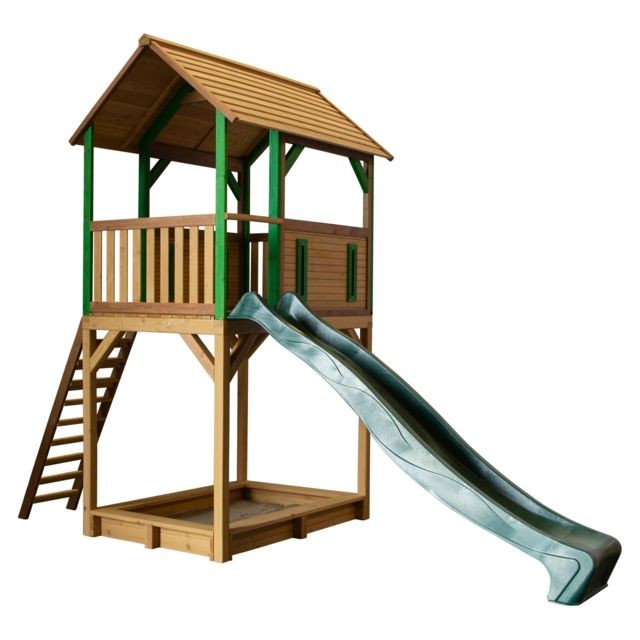 Aire de jeux Axi Dory Play Tower marron/vert