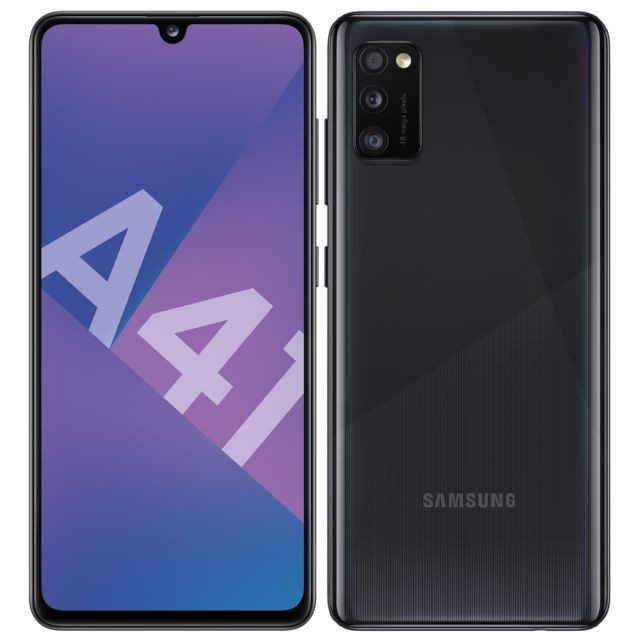 Samsung - Galaxy A41 - 64 Go - Noir prismatique Samsung - Smartphone Android Noir