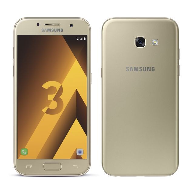 Smartphone Android Samsung Galaxy A3 2017 - Or