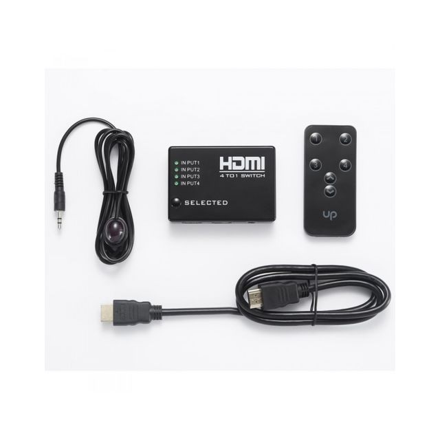 D2 Diffusion - Switch HDMI 4 entrées 1 sortie D2 Diffusion  - Câble et Connectique