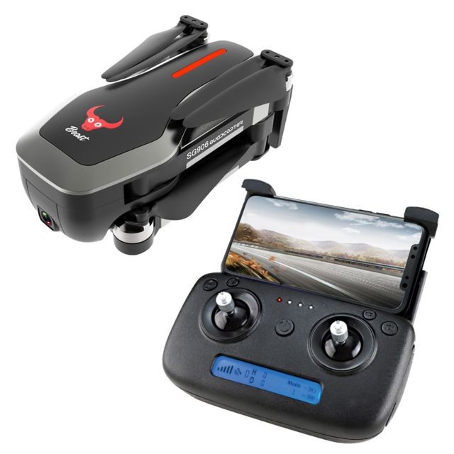 Generic SG906 GPS 5G WIFI FPV 4K Caméra brushless selfie Pliable Drone Quadcopter + Sac Noir