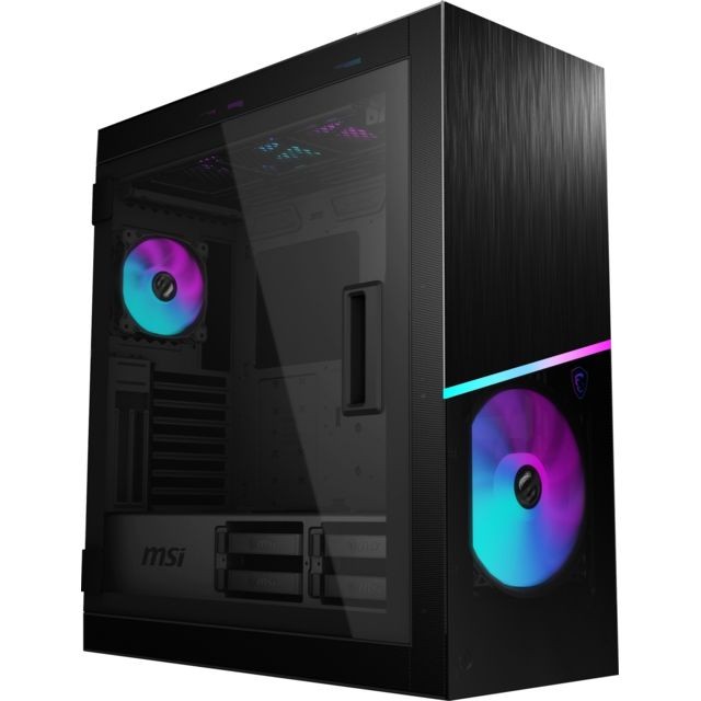 Msi - MPG SEKIRA 500X - E-ATX - RGB - Noir - Avec fenêtre Msi - Boitier PC et rack Sans fenêtre