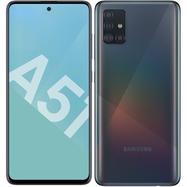 Samsung - Galaxy A51 - 128 Go - Noir Prismatique Samsung  - Samsung Galaxy A Téléphonie