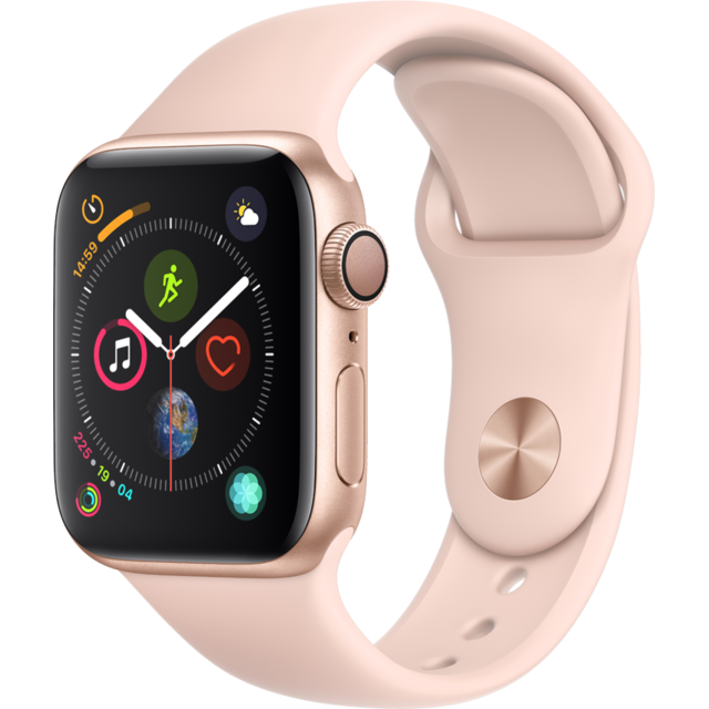 Apple - Watch Series 4 - 40mm - Alu Or / Bracelet Sport Rose des sables Apple  - Occasions Apple Watch
