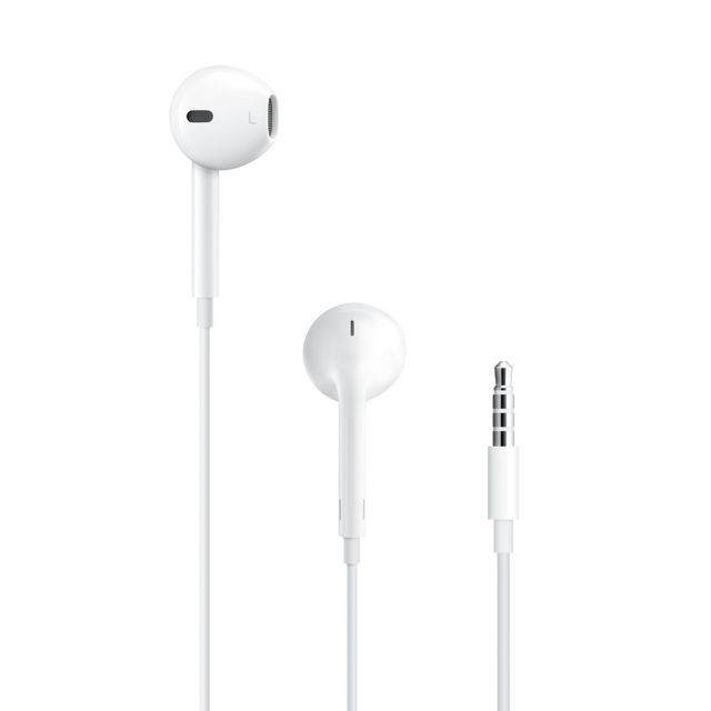 Apple - EarPods avec mini-jack 3,5 mm - MNHF2ZM/A Apple - Ecouteurs intra-auriculaires Sans bluetooth