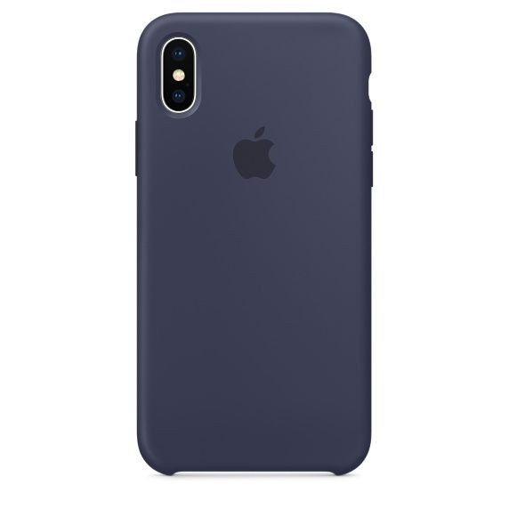 Apple - iPhone X Silicone Case - Bleu nuit Apple - Coque, étui smartphone Silicone