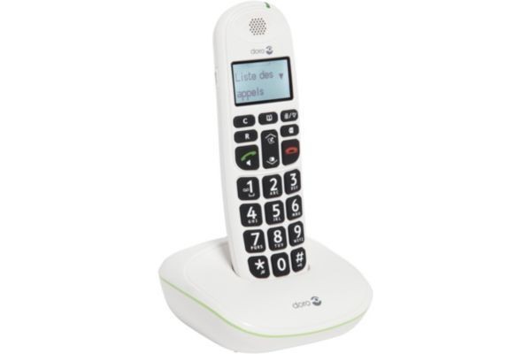 Doro - Téléphone sans fil DORO Phone Easy 110 Blanc Doro  - Téléphone fixe-répondeur