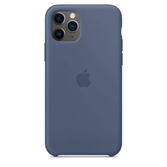 Apple - Coque en silicone iPhone 11 Pro - Bleu d'Alaska Apple - Coque, étui smartphone Silicone