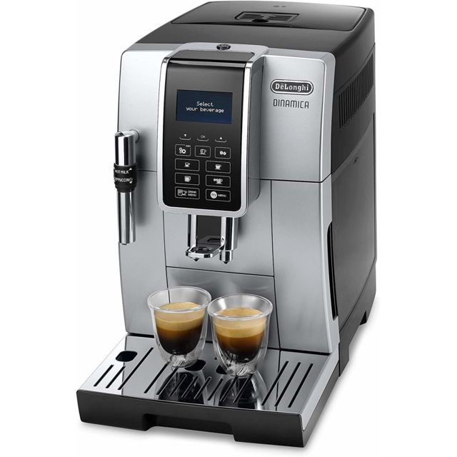 Delonghi - Machine à café Expresso broyeur ECAM350.35.SB - Argent Delonghi  - Cafetière broyeur Expresso - Cafetière