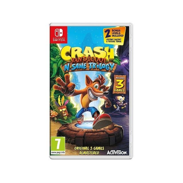 Jeux Switch Activision Crash Bandicoot N.sane trilogy