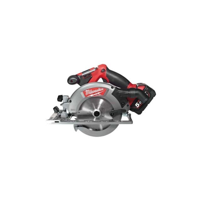 Milwaukee - Scie circulaire MILWAUKEE FUEL M18 CCS55-502X - 2 batterie 18V 5.0 Ah - 1 chargeur M12-18FC 4933451376 Milwaukee  - Scies circulaires