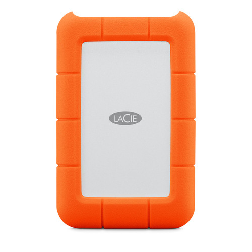 Disque Dur externe Lacie Rugged 1 To - USB Type C - Orange/Argent