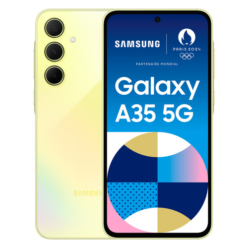 Samsung - Galaxy A35 - 5G - 6/128Go - Lime Samsung - Bonnes affaires Samsung